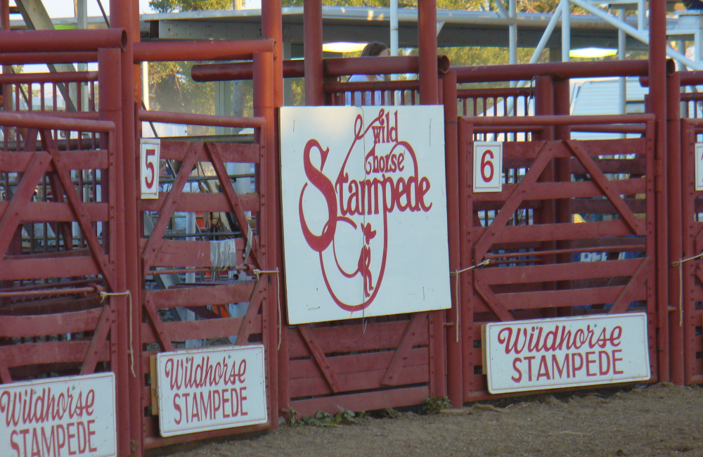 Wolf Point Stampede Sign
