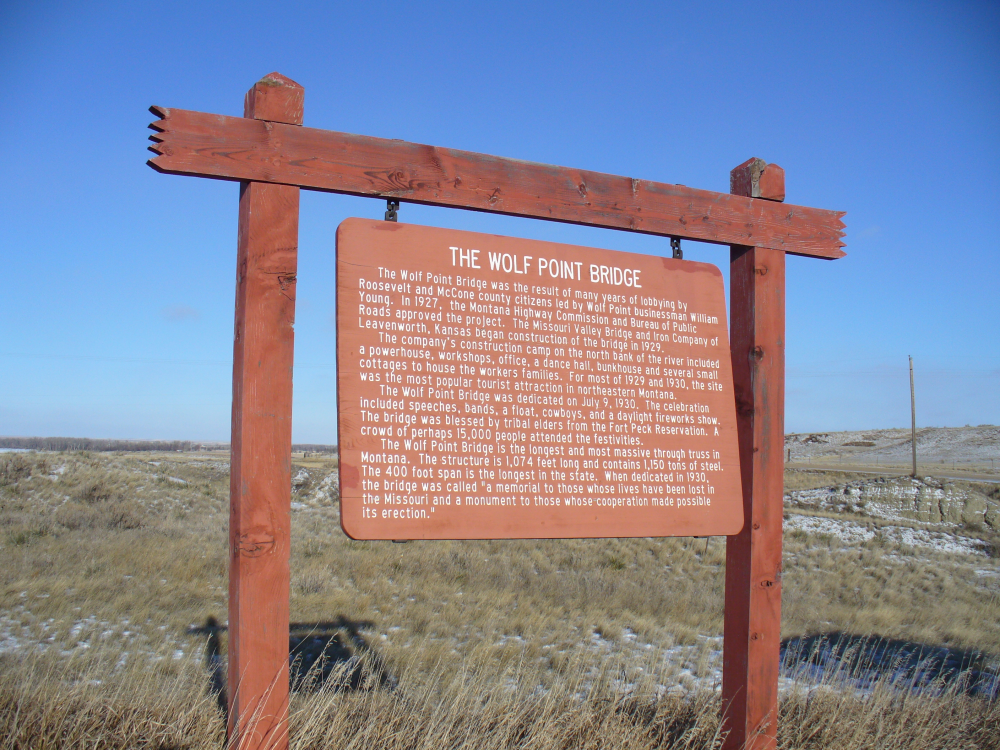 Wolf Point Bridge Wolf Point Montana